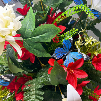 250th Patriotic Beauty Pre-Made Vase Insert (Red/White/Blue)