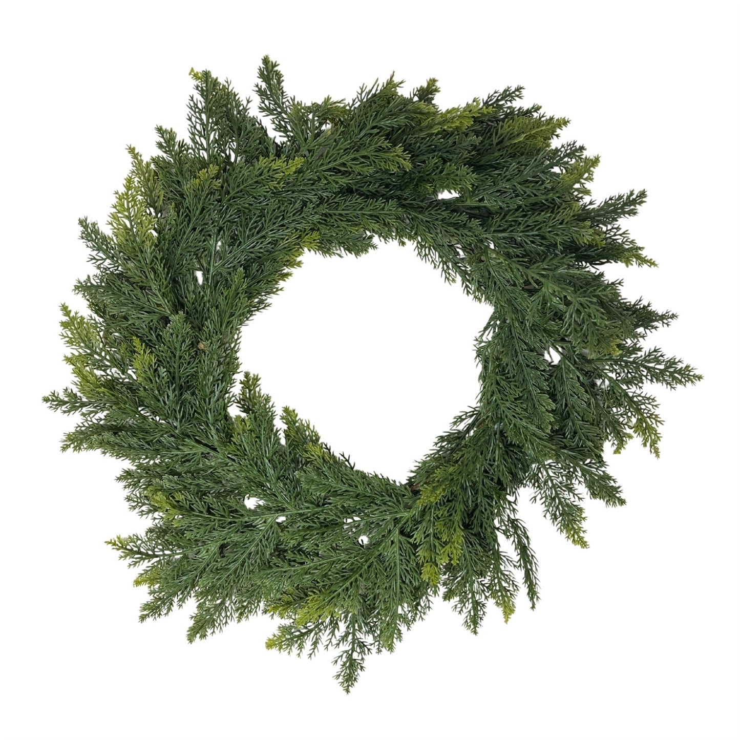 Wispy Fresh Touch Cedar Wreath 20" | DB