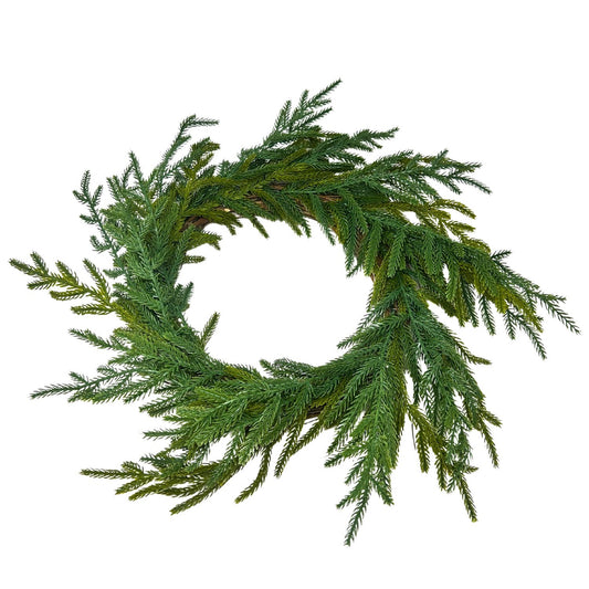 Fresh Touch Norfolk Pine Wreath 21" | YS