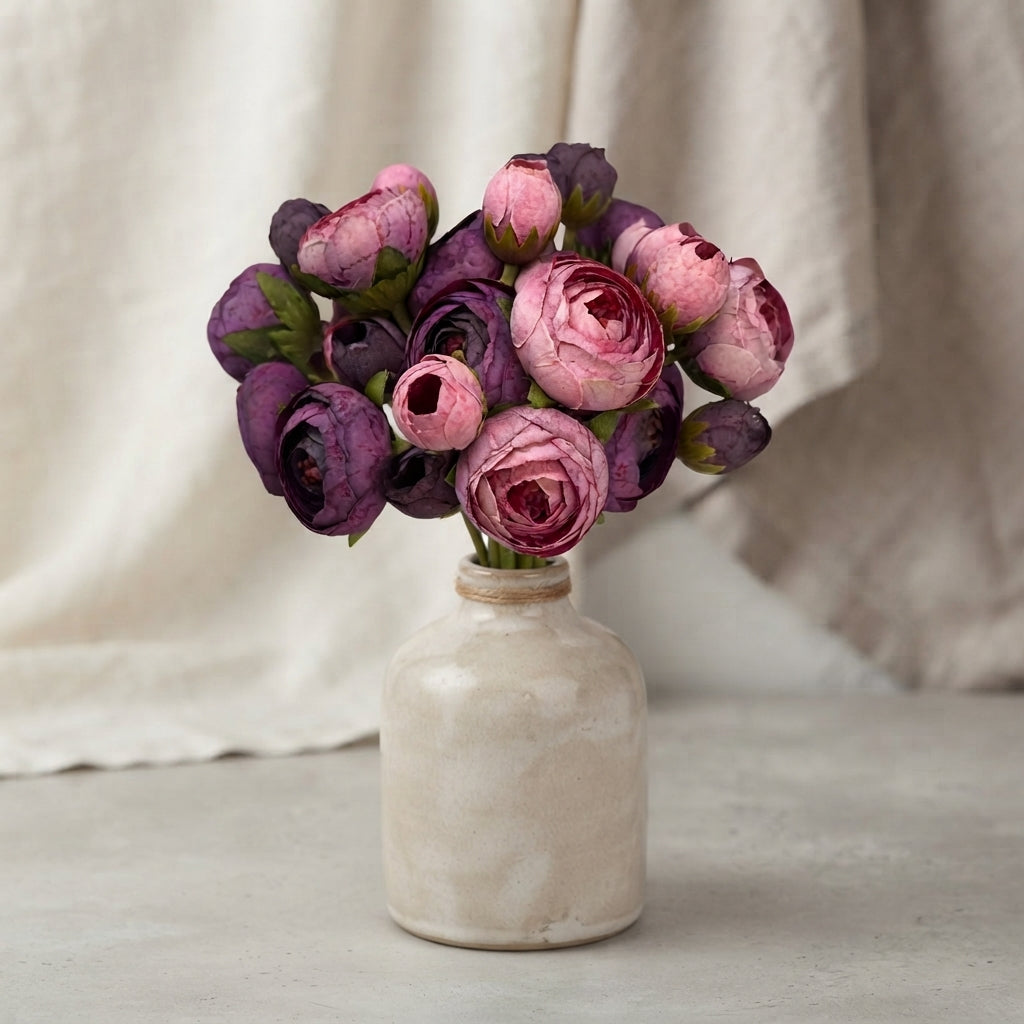 Mini Ranunculus Bundle x9 - Purple | GT