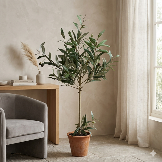 Potted Olive Plant 41"