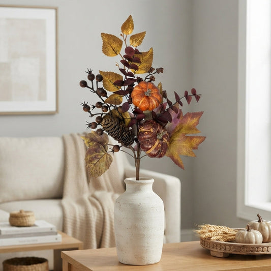 Earth Toned Pumpkin Spray 16" | KS