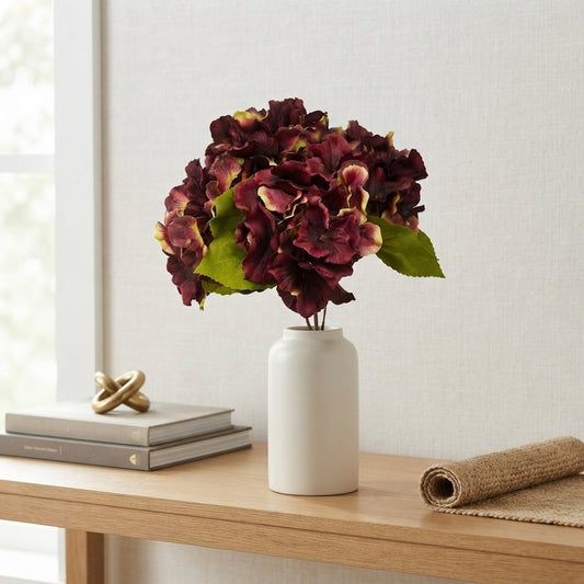 Autumn Meadows Hydrangea Bush x 5 -Burgundy /Green 18” | YS