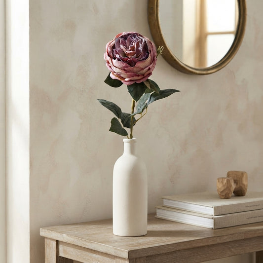 Faux Dried English Rose 24" - Mauve | GT