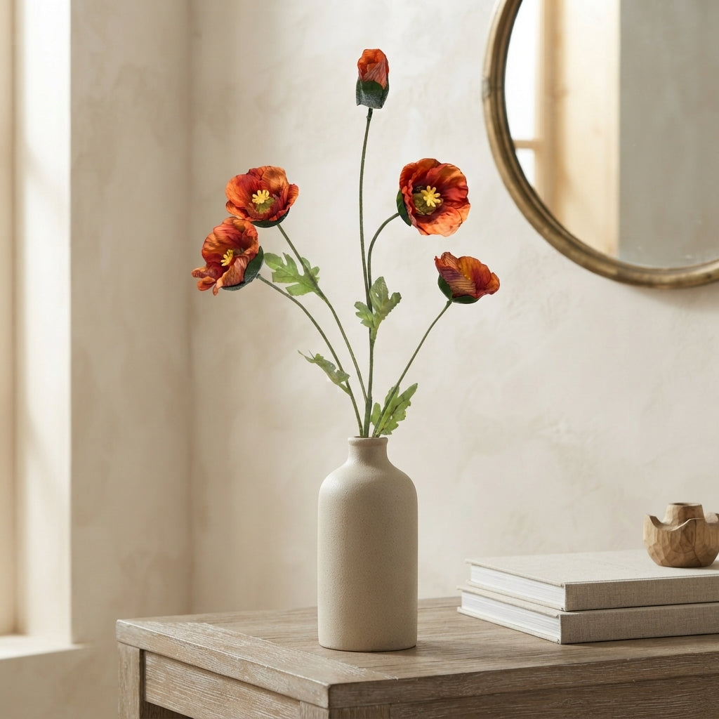 Wild Poppy Spray x5 - 29" - Burnt Orange | GT