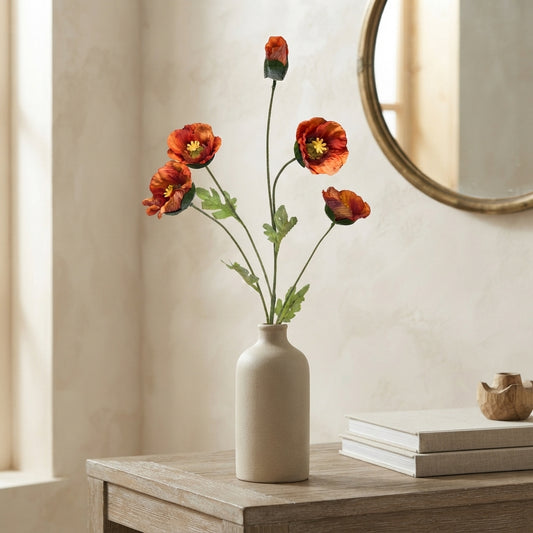 Wild Poppy Spray x5 - 29" - Burnt Orange | GT