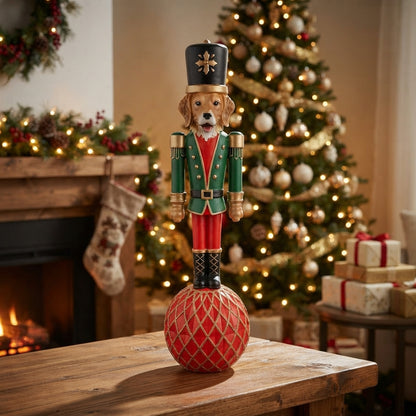 Golden Retriever Nutcracker Resin Décor 16" | LC