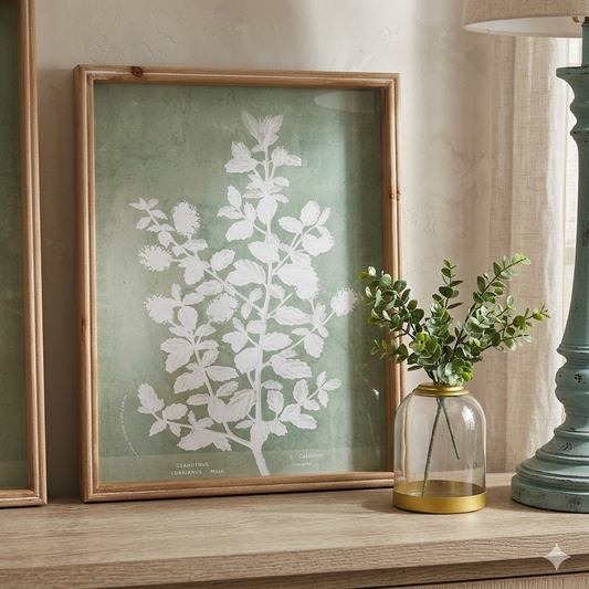 Botanical Wall Art with Intricate Foliage