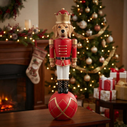 Golden Retriever Nutcracker Resin Décor 14.5" | LC