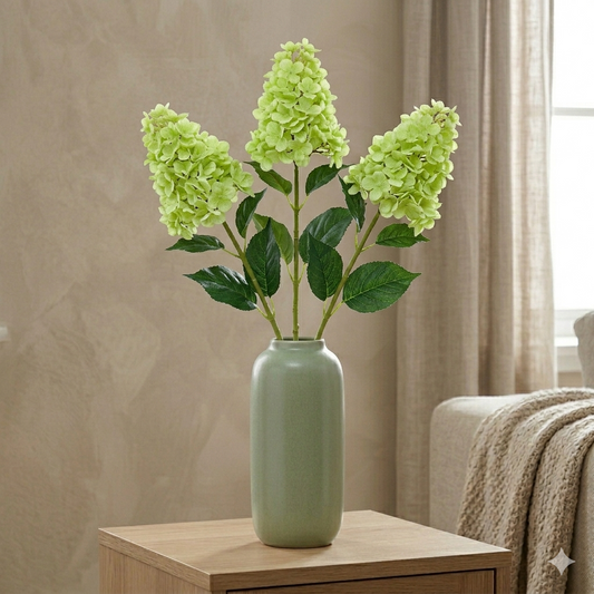 Fresh Touch Cone Hydrangea Stem - Green - 29" | YSE