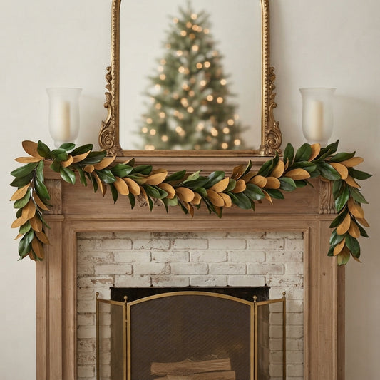 Faux Botanical Magnolia Garland 60" | XJ