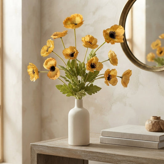 Mini Field Poppy Spray x 4 - 23" - Dijon | GT