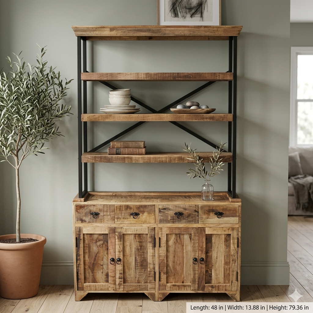 Country Side Book Shelf (Pick Up Only)