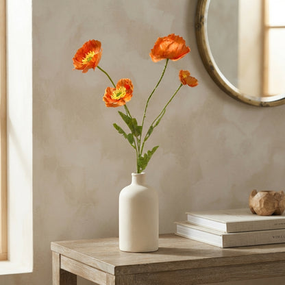Mini Field Poppy Spray x 4 - 23" - Orange | GT