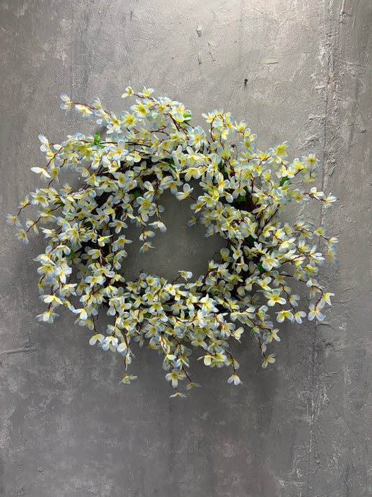 26" Blue/Green Tweedia Wreath {Completed Wreath}