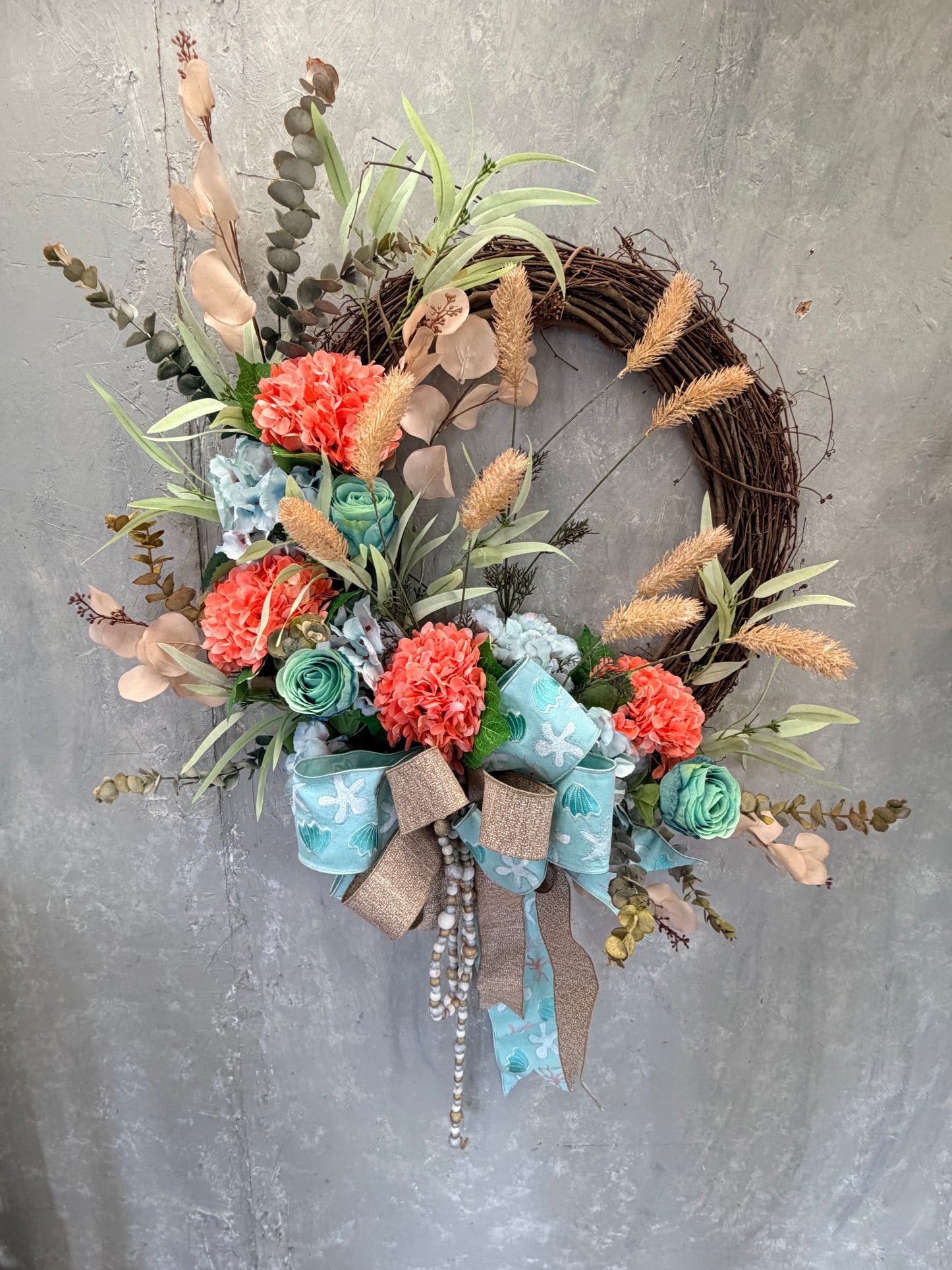 DIY "Waves of Fun" Wreath Kit {Assembly Required}