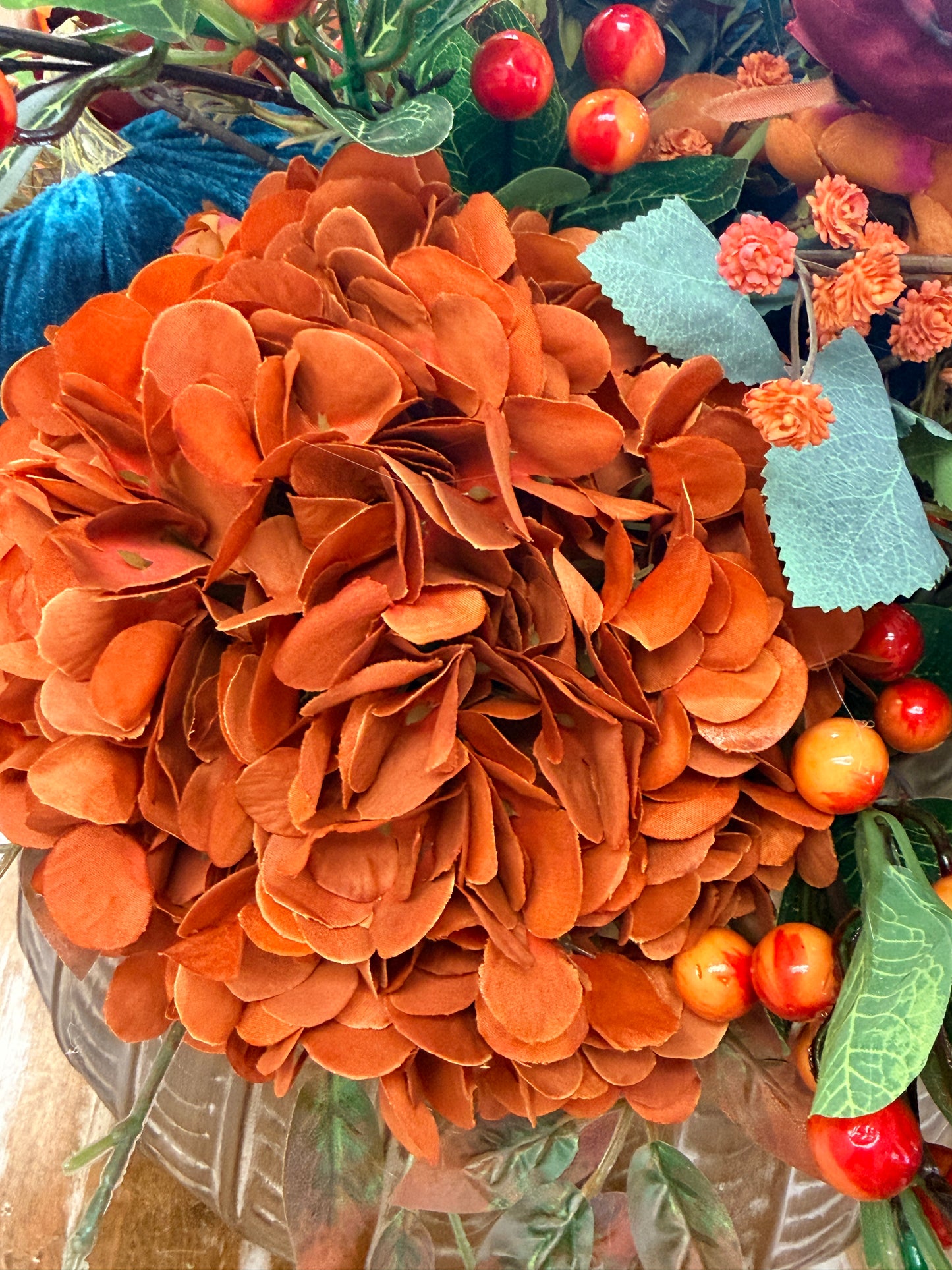 Full Bloom Hydrangea 27" - Burnt Orange | GT