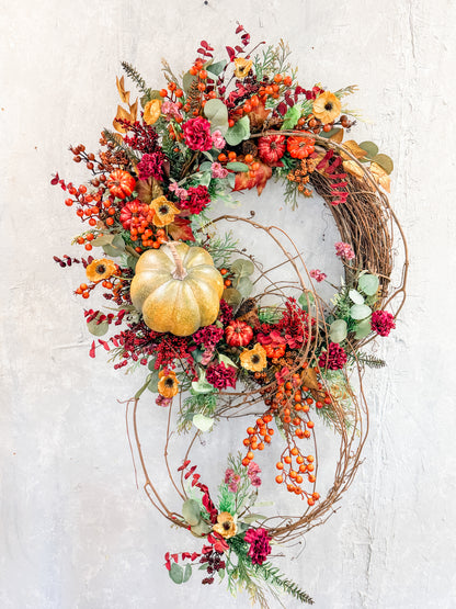 Fall Carnival Pumpkin 8"x 8"  | YS