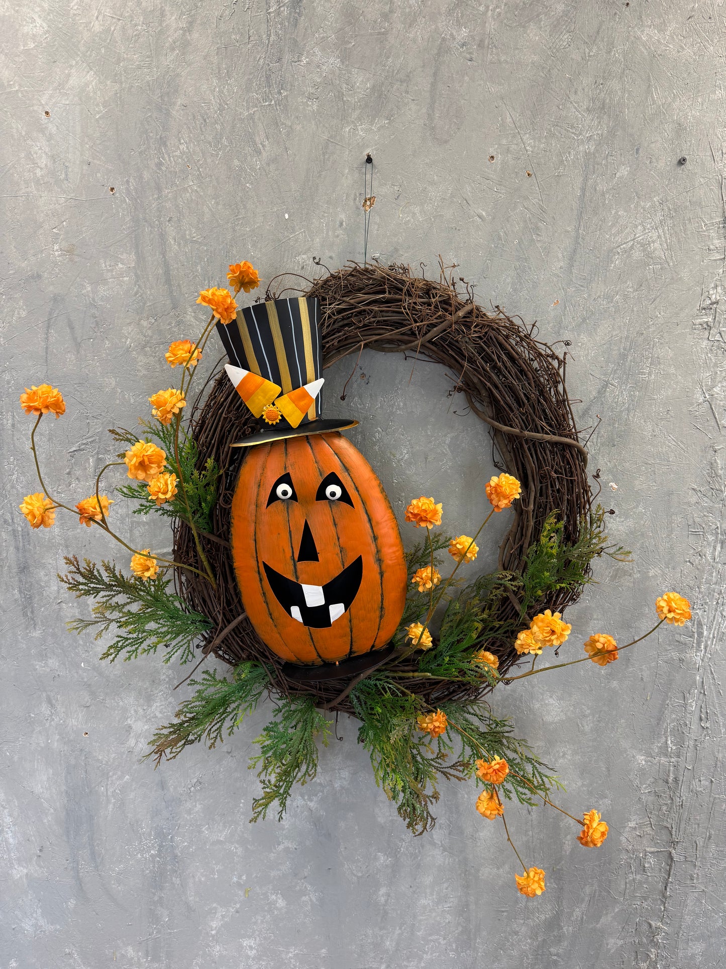 DIY "Pumpkin Season" Wreath Kit {Assembly Required}