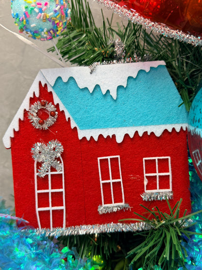 DIY Color Pop Snowman Wreath Kit {Assembly Required}