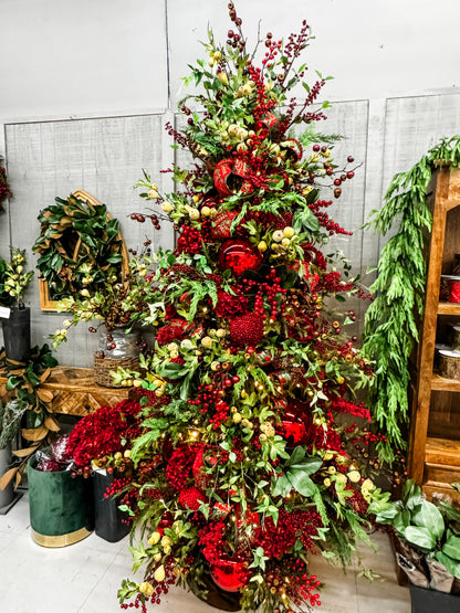 46” Clematis Leaf Spray - Two Toned Green  |XJE