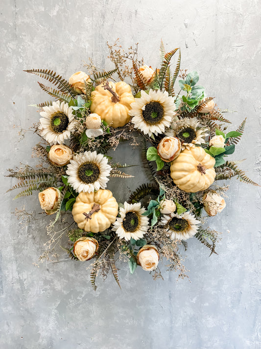 DIY Natural and Earth Toned Wreath Kit {Assembly Required}