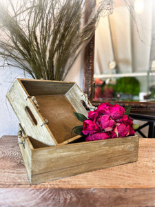 Wooden Tray (2 Sizes, Each Sold Separately)