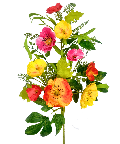 Vibrant Passion Poppy Spray 33‘’ | QPE