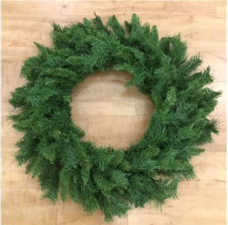 36" Mixed Pine Wreath | HT