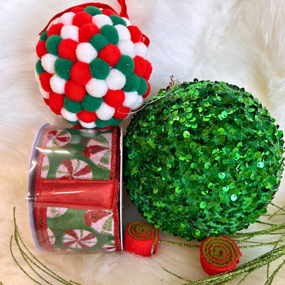 Mystery Christmas Tree Box - Red and Green