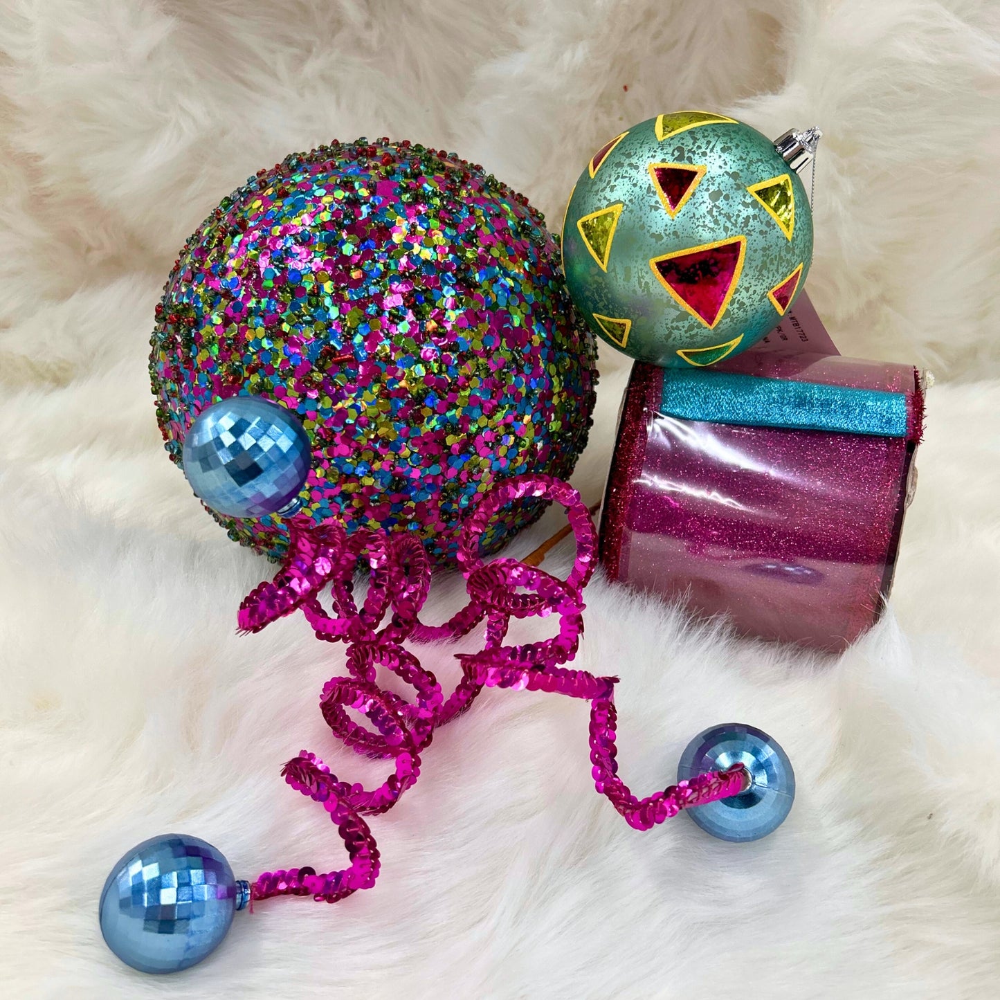 Mystery Christmas Tree Box - Purple, Teal, Blue