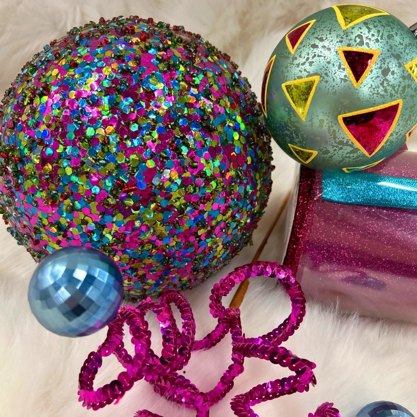 Mystery Christmas Tree Box - Purple, Teal, Blue