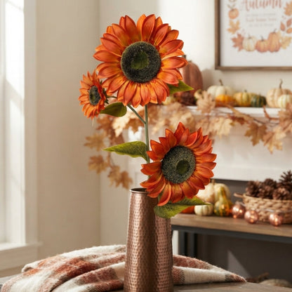 Sunflower Spray x3 - 53" - Orange | GT