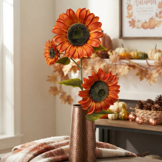 Sunflower Spray x3 - 53" - Orange | GT