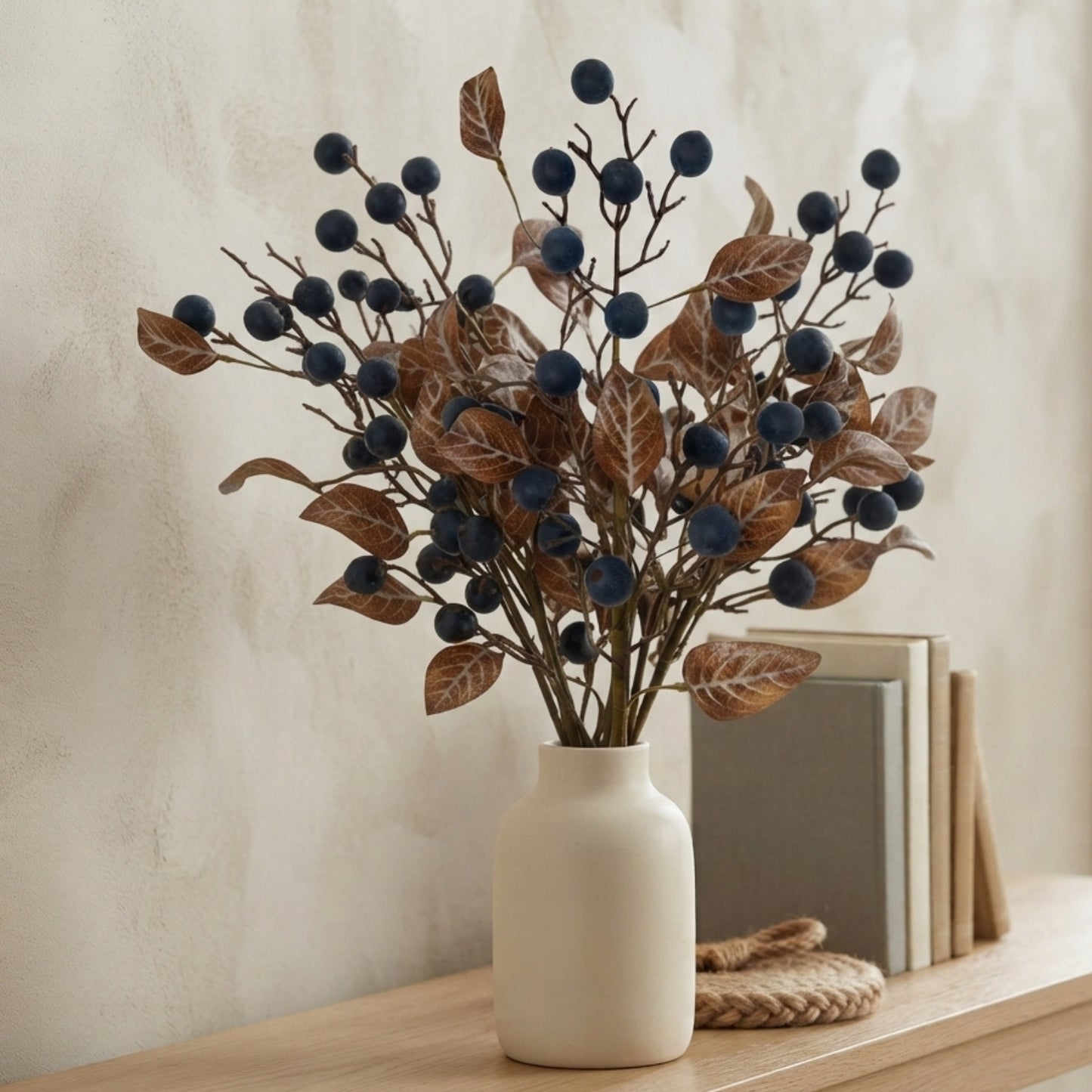 Faux Blueberry Stem 30" | YS