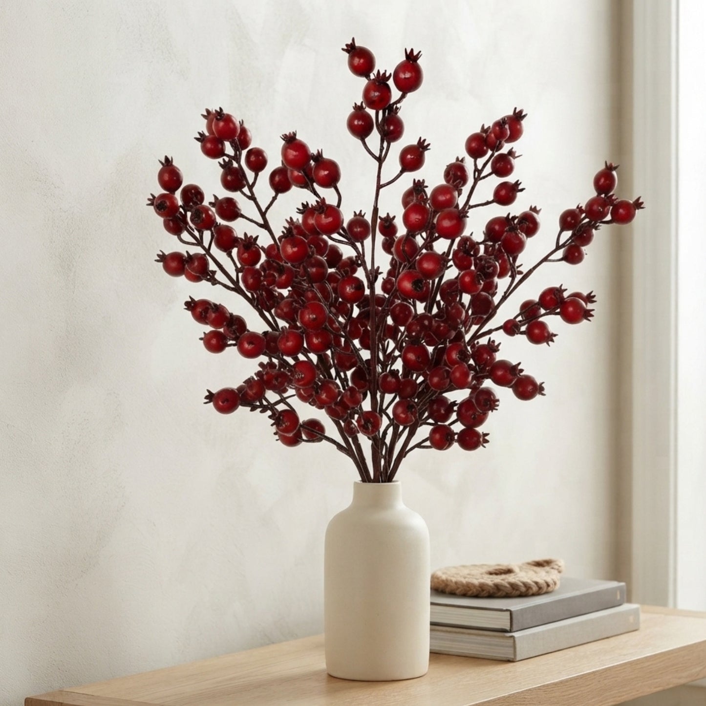 Grand Crabapple Berry Spray 24" - Red | KS
