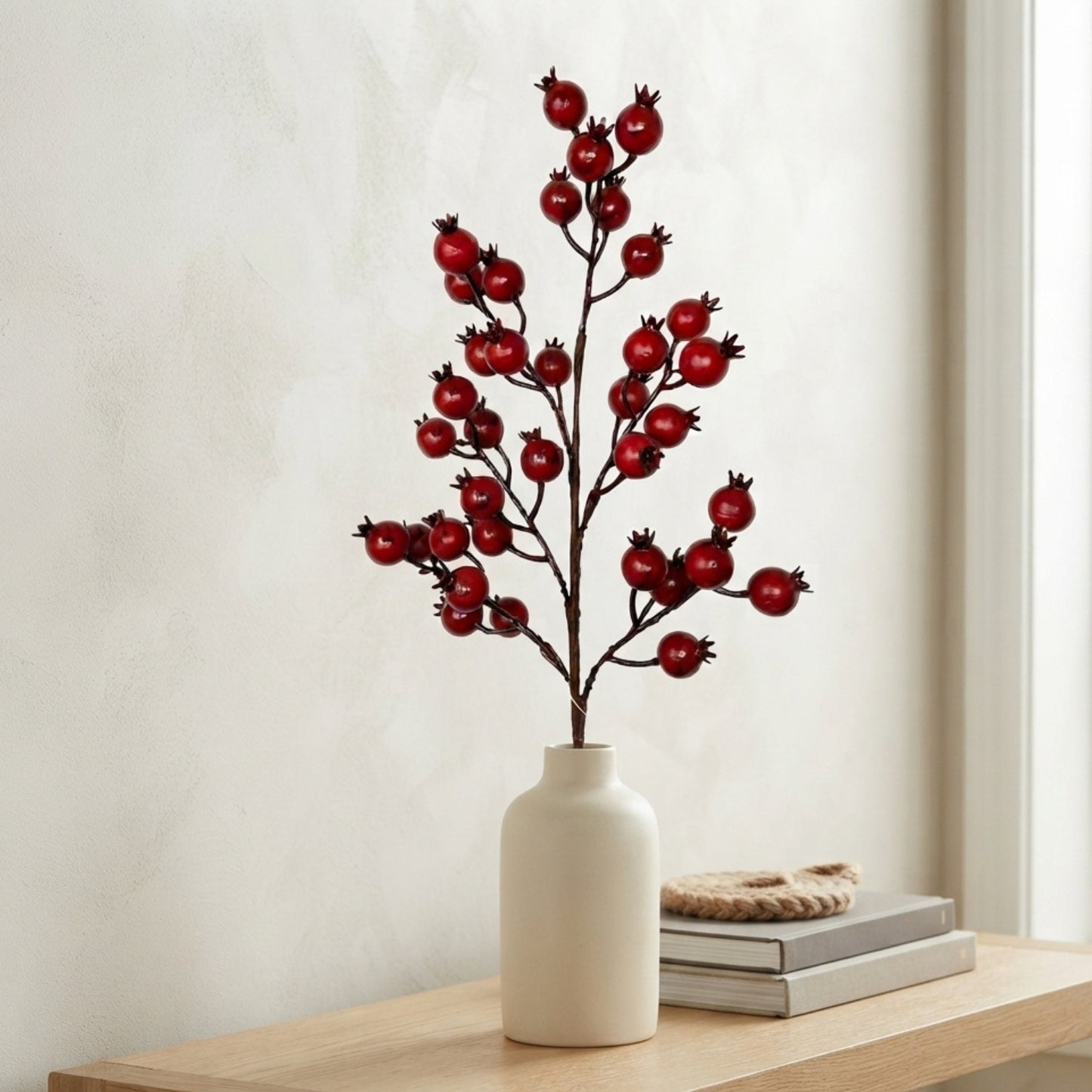 Grand Crabapple Berry Spray 24" - Red | KS