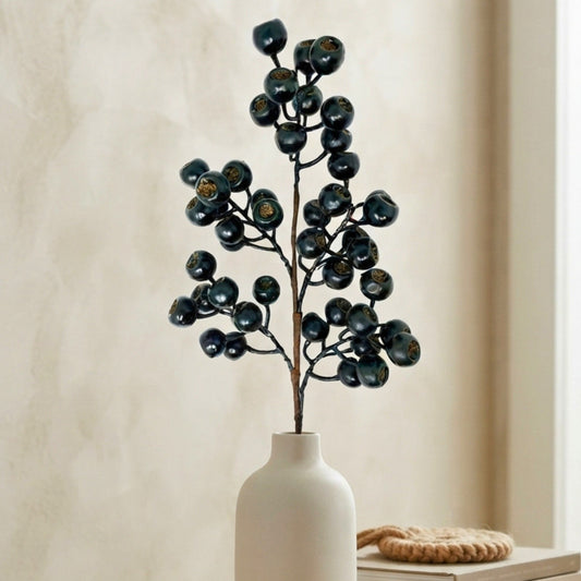 Grand Pod Berry Spray 24" - Dark Green | KS