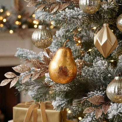 Old World Pear Ornament - Antique Bronze 3" | YS YS