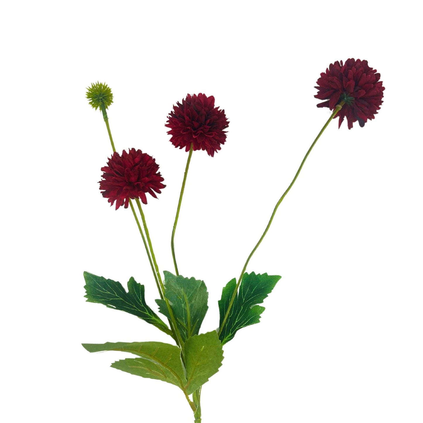 23.5" Mini Ball Chrysanthemum Spray in True Red | YSE