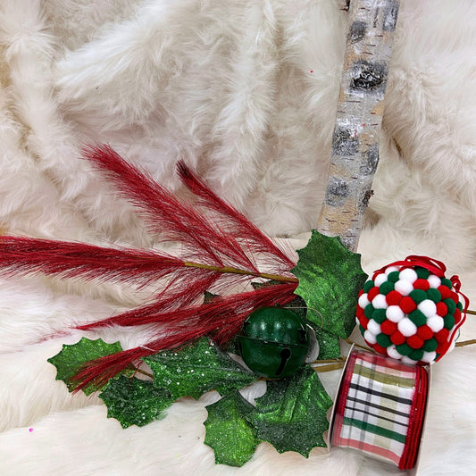 Mystery Christmas Tree Box - Green, Red, White, Natural