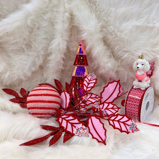 Mystery Christmas Tree Box - Pink, Red