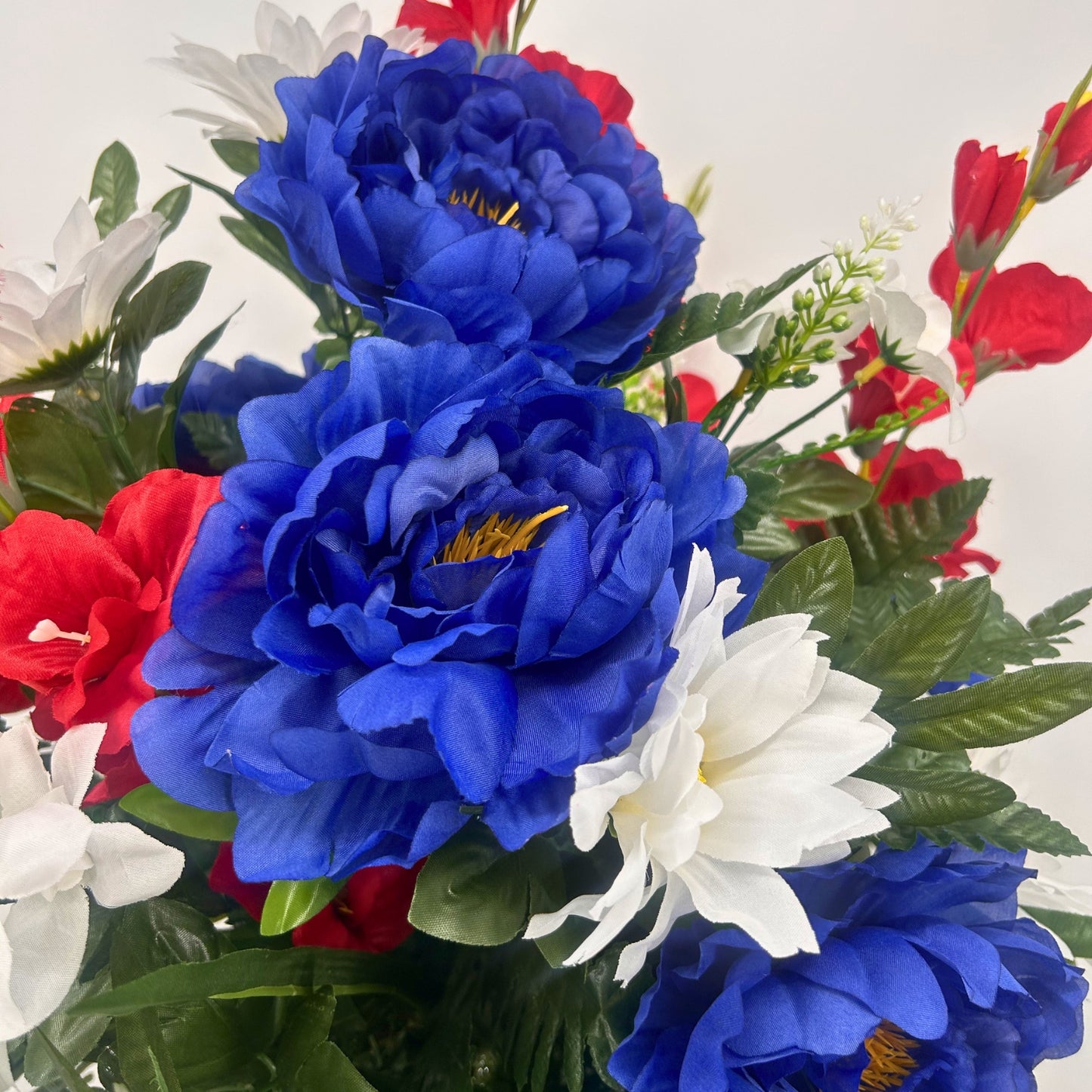 Red, White, & Blue Pre-Made Vase Insert