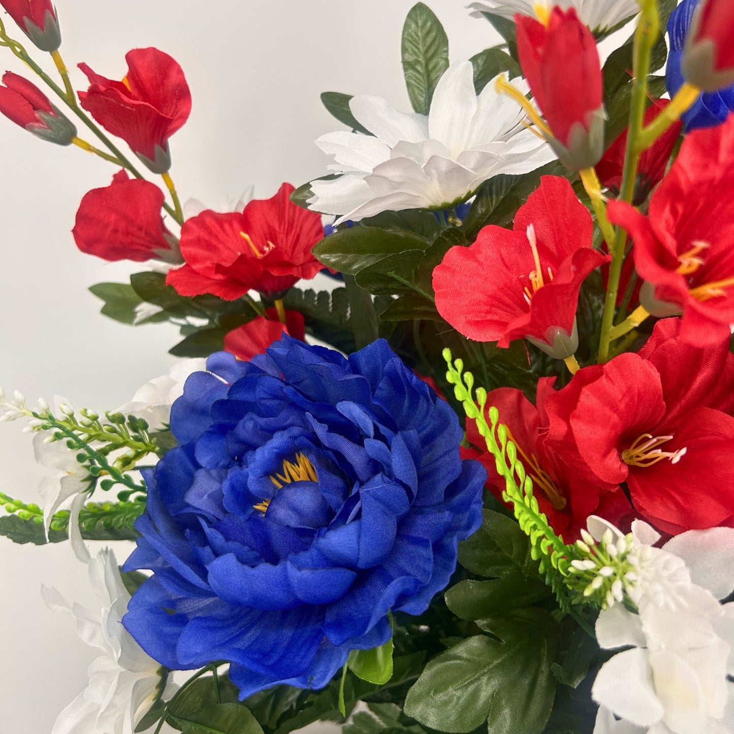Red, White, & Blue Pre-Made Vase Insert