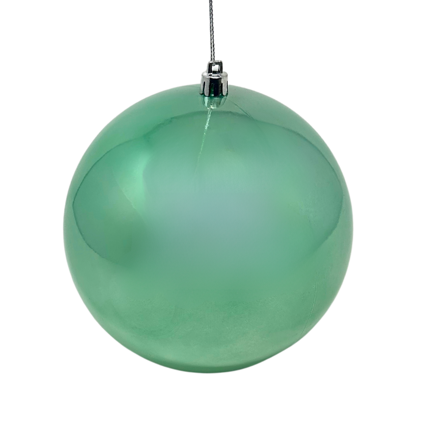 8" Candy Apple Finish Ball Ornament (Mint)  | LC