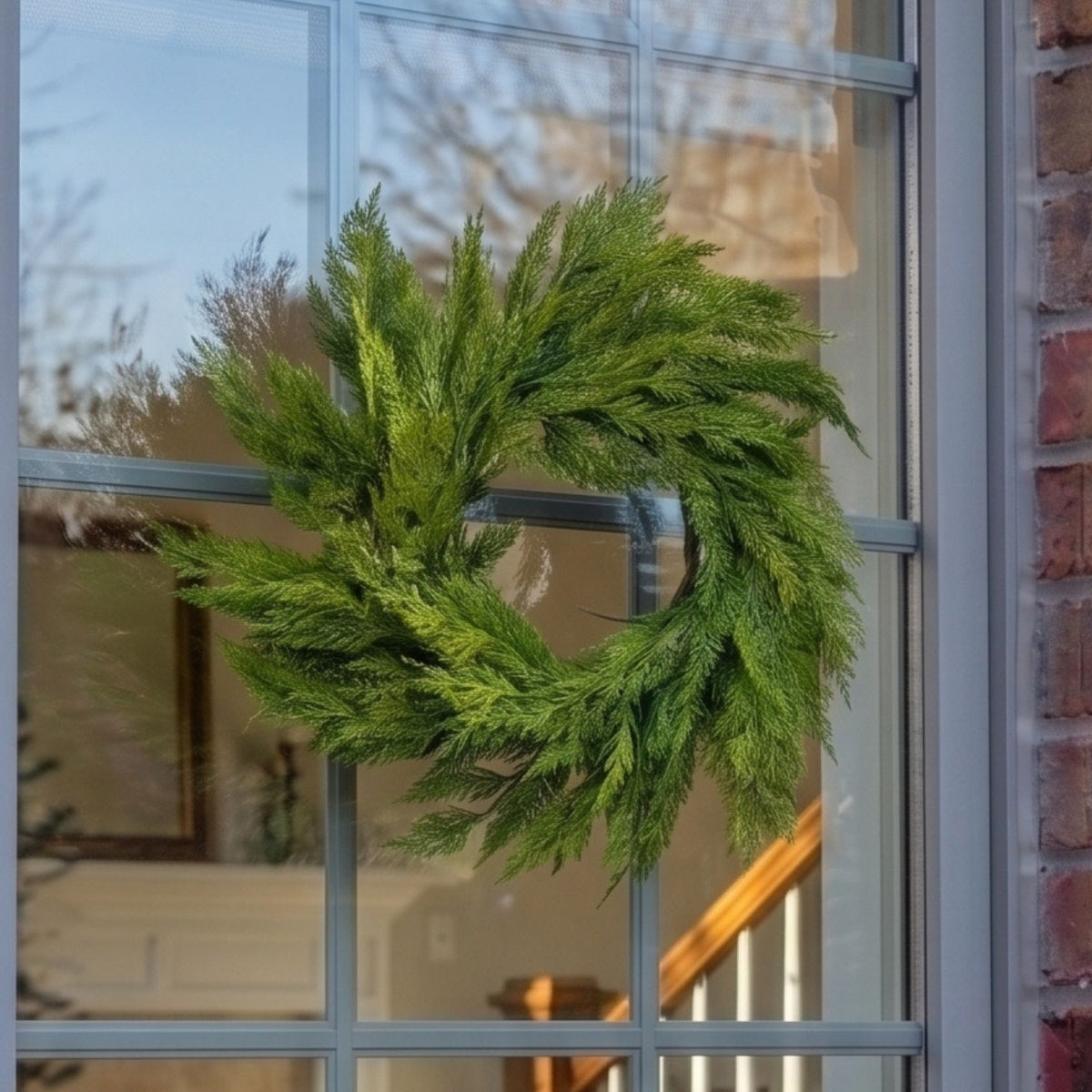 Real Touch Port Orford Cedar Wreath 17" | XJ