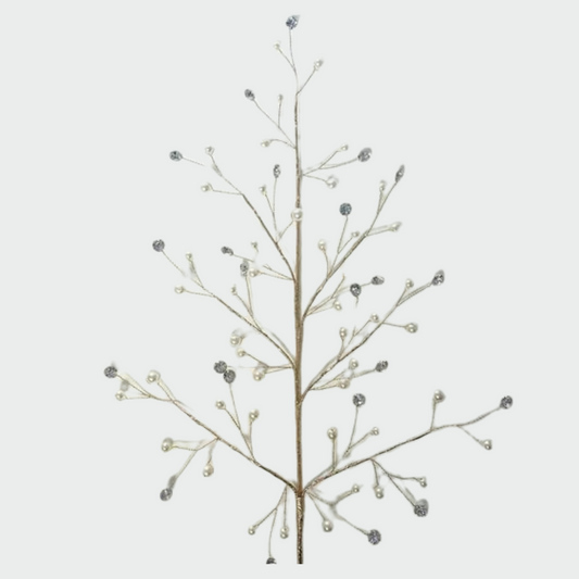 Versailles Christmas Pearl Diamond Spray 26” | YANTI