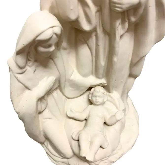 Ceramic Nativity Holy Family Tabletop 8” | LC