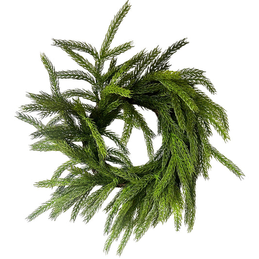 Real Touch Grand Norfolk Wreath 21" | XJ