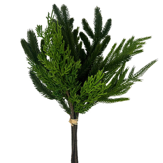 Real Touch Spruce/Norfolk/Cedar Bundle 18" | XJ